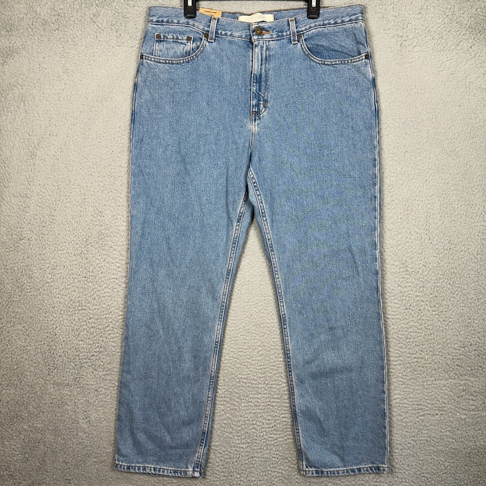NEW Urban Pipeline Jeans Mens 36X30 Relaxed Fit Blue Tapered Leg Denim 5 Pockets